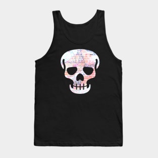 Skull Figure with Abstract Texture (eyeluscious) Tank Top